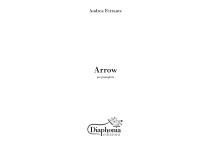 ARROW for piano [Digital]